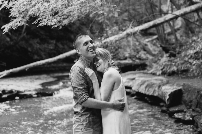 Syracuse NY Waterfall Engagement Session B.Fotographic77-2